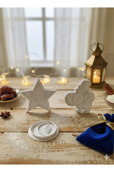 Ekol 3D Ramazan Ayı Temalı 3'lü Kurabiye Kalıbı