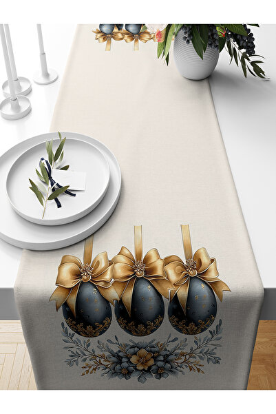 Bertille Home Seria de primăvară 140x40 cm Runner imprimat digital (Paște de ...