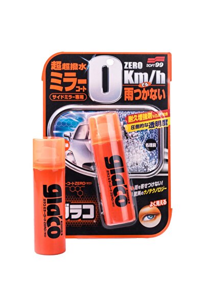 soft99 Glaco Mirror Coat Zero Dikiz Aynası Yağmur Su İtici 40ml.