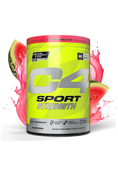 Cellucor C4 Sport Strength Pre Workout 20 Servis - NSF Certified for Sport - ...