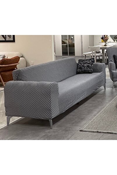 SENNORA Jacquard 3 Seater Sofa Cover |   Elastic Seat Cover | Sofa Bed Cover ...