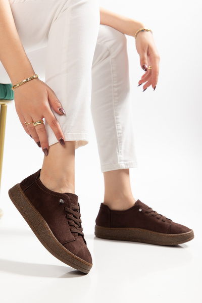 TOGET Lauren Comfort Sole Lace-Up Women's Daily Sneaker Shoes