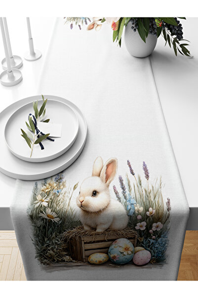 Bertille Home Seria de primăvară 140x40 cm Runner imprimat digital (Paște de ...