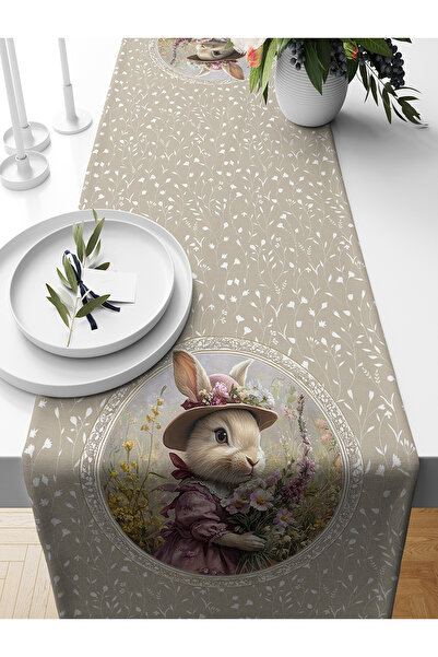 Bertille Home Spring Series 140X40 cm Digital Printed Runner (Spring Easter E...