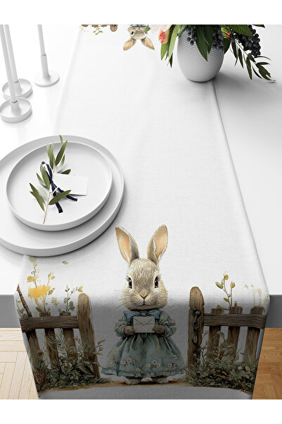 Bertille Home Seria de primăvară 140x40 cm Runner imprimat digital (Paște de ...