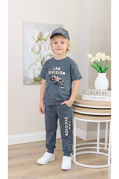 Milanlı Kids طقم صيفي للأولاد مع قبعة كهدية