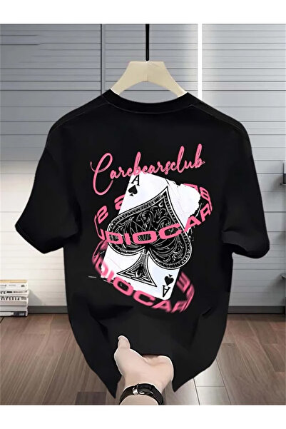 Rayan & Hoor Style Crew Neck Short Sleeve Regular T-Shirt with Front and Back...