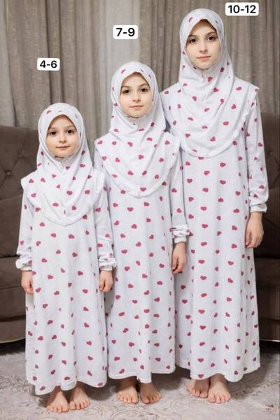 ALDAYER 3 Pcs Children's Prayer Dress