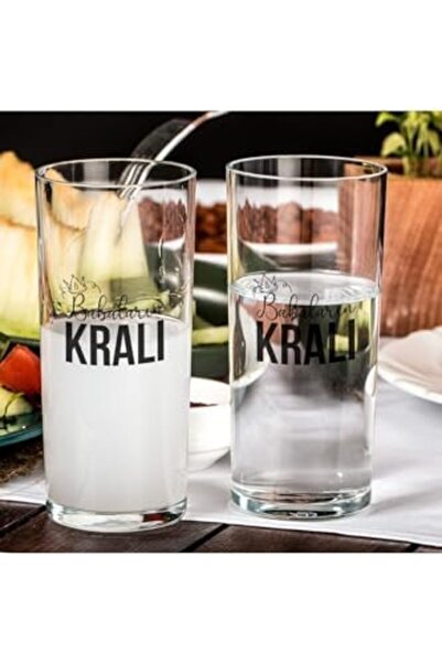 Yıldızan mhtshop Babaların Kralı Tasarımlı Babalar Günü Hediyesi Rakı Kadehi ...