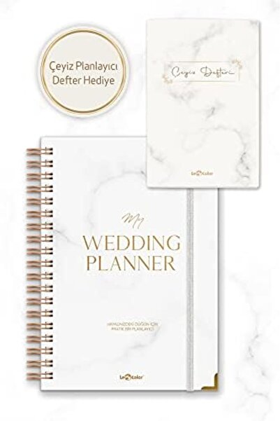 Yıldızan Storesellm Düğün Planlayıcısı Altın Köşeli Ajanda 1171935