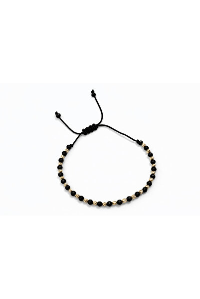 Handmade Hematite bracelet with adjustable cord