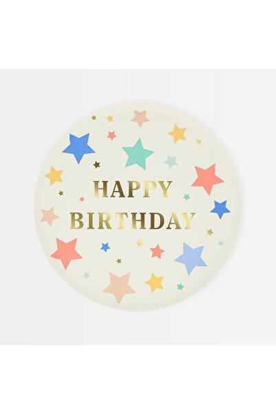 esplendor Espshopx - Happy Birthday Stars Plates - Happy Birthday Stars Plate...
