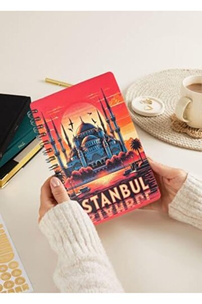 Nacario دفتر ملاحظات NrcrioShop Mia لمّاع اسطنبول A5 للعام الجديد غير مسطر حل...