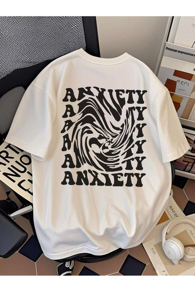 Rayan & Hoor Style Special Printed Oversize Cotton Crew Neck Women'S/Men's Un...