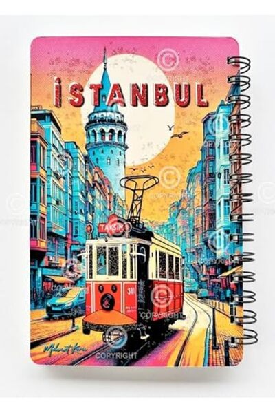 Nacario Nrcrioshop Mia Glittery Defter Istanbul A5 New Year Unlined Spiral 14...