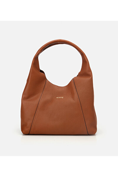 Hotiç Kadın Deri Taba Omuz Çantası