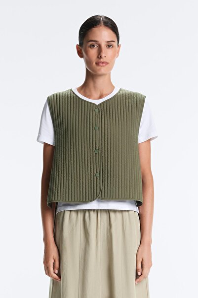 Oysho İnce kapitone naylon yelek