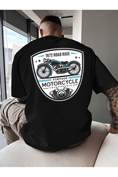 Rayan & Hoor Style Arka Printed Oversize Cotton Crew Neck T-Shirt