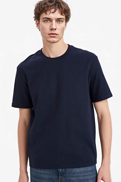 DeFacto 100% Cotton Basic T-Shirt E7961Ax26Sp
