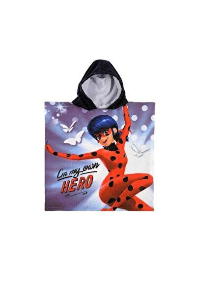 Miraculous Ladybug Poncho Towel for Kids