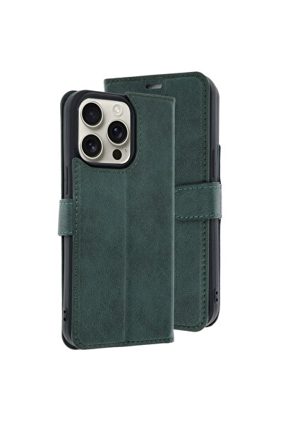 xirshop حافظة آيفون 15 برو ماكس تريند إس بلس - أخضر داكن