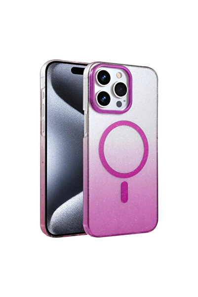 xirshop غطاء آيفون 14 برو ماكس اللامع ماج سيف - أرجواني