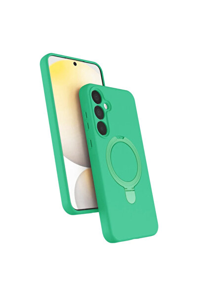 xirshop غطاء حماية سامسونج جالاكسي A25 5G مع حامل ماج سيف - أخضر