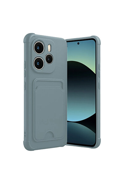 xirshop Redmi note 14 4g kelvin card slot silicone case - light green