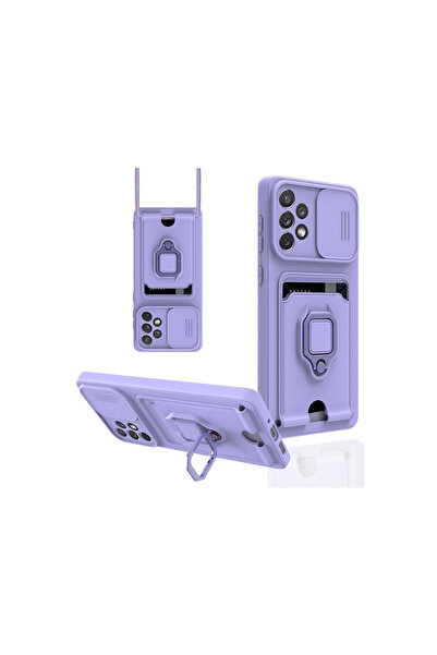 cepmoda Samsung Galaxy "A53 (5g)" Case with Ring and Ip Strap, Card Holder Ca...