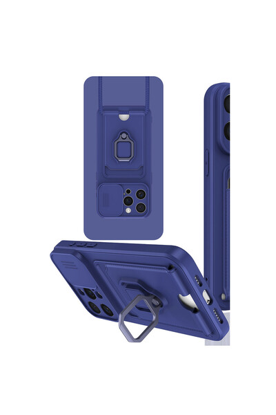 cepmoda iPhone "15 Pro" Phone Case with Ring and Ip Strap, Card Holder Camera...