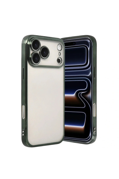 xirshop آيفون 17 برو ماكس سيليكون مع عدسة - أخضر