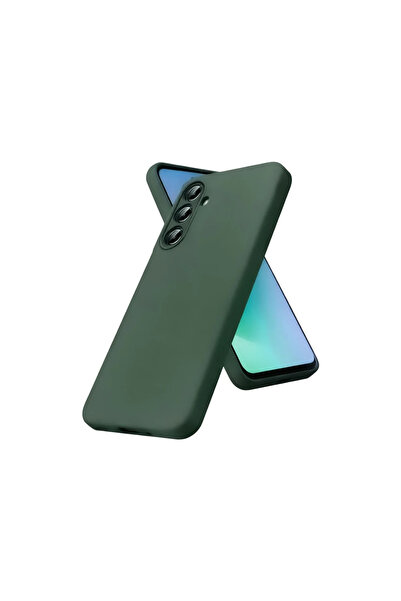 xirshop سامسونج جالاكسي إس 26 بلس - غطاء سيليكون أولي - أخضر داكن