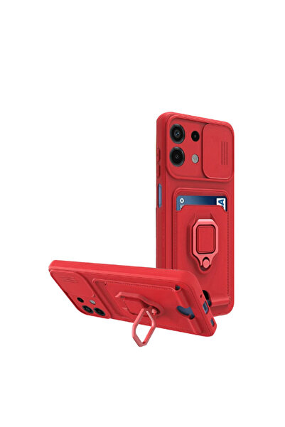 cepmoda حافظة هاتف ريدمي "NOTE 13 (4G)" مع حلقة وحزام حماية للكاميرا مكونة من...