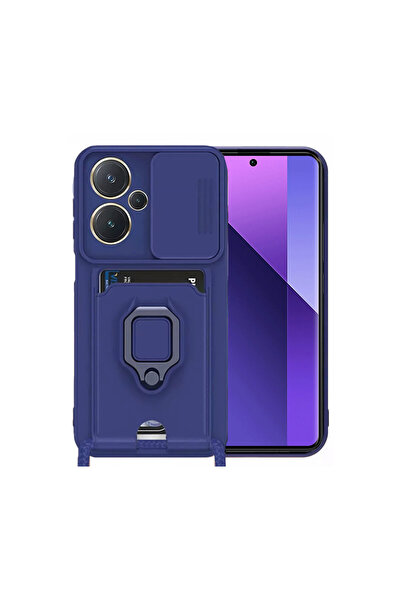 cepmoda حافظة ريدمي نوت 13 برو بلس مع حلقة - حزام للرقبة - حامل بطاقات - غطاء...