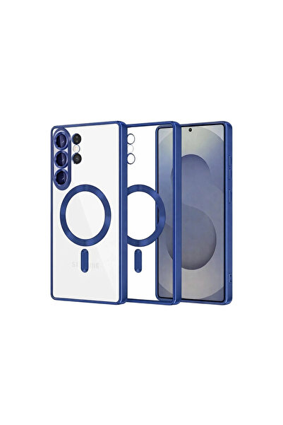 xirshop غطاء سامسونج جالاكسي S26 ألترا كروس مغناطيسي آمن - أزرق داكن