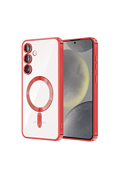 xirshop غطاء سامسونج جالاكسي A15 4G كروس مغناطيسي - أحمر