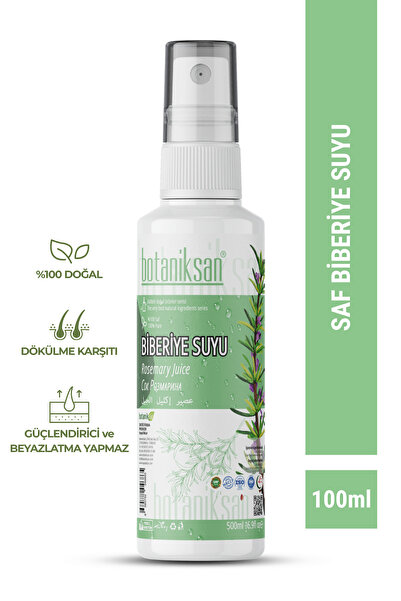 botaniksan ماء إكليل الجبل النقي 100% - تونيك للعناية سريعة المفعول لتطويل ال...