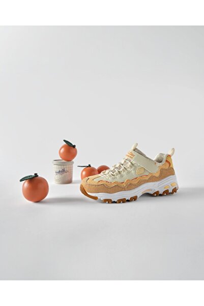 SKECHERS D'lites Büyük Kız Çocuk Natürel Sneakers 303951L NAT