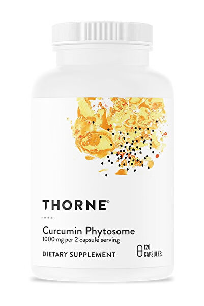 Thorne Curcumin Phytosome 1000mg - Dietary Supplement - 120 Capsules