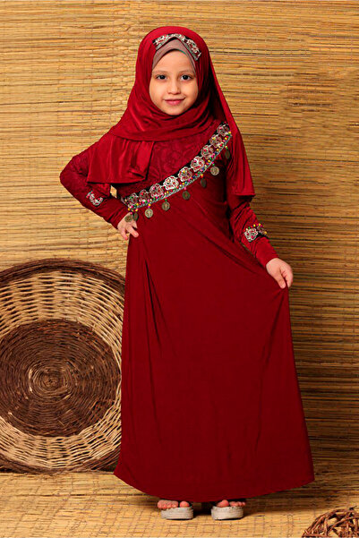 AsrymShop عباية او اسدال بناتي قطن زبدة خفيف طوبي