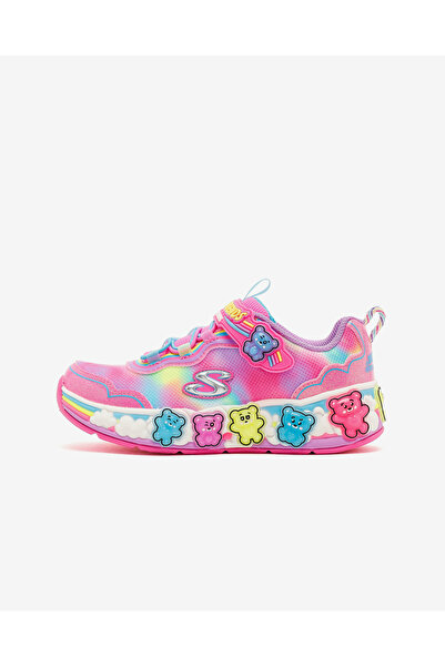 SKECHERS GUMMY FRIENDS Büyük Kız Çocuk Pembe Spor Ayakkabı 303205L HPMT