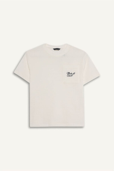 DeFacto 26Y801002812 Tricou alb pentru băieți G6737A8/WT32
