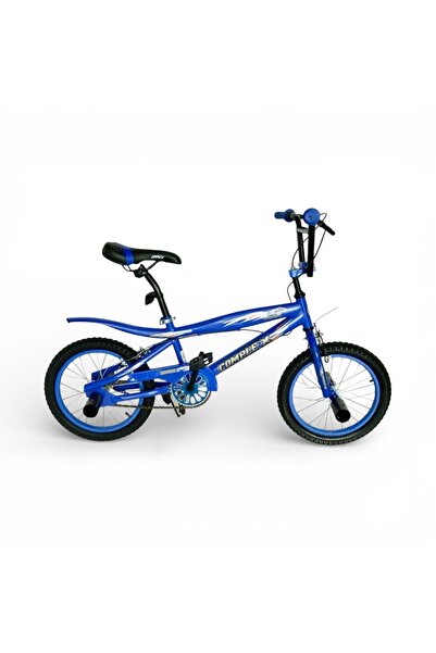 COMPLEX A 16-inch children's sports bicycle with a distinctive professional d...