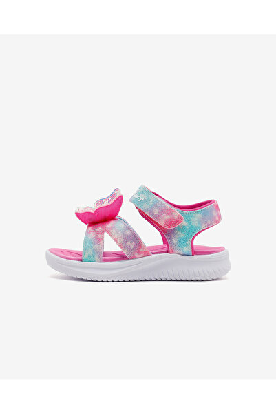 SKECHERS JUMPSTERS SANDAL Küçük Kız Çocuk Pembe Işıklı Sandalet 303109N PKMT