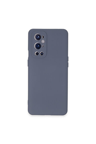 cepmoda غطاء/حافظة ون بلس "9 برو" ناعمة الملمس مبطنة بالقطيفة من الداخل [رمادي]