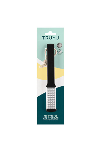 QVS Pedicure File Pearlised black (Stainless Steel)