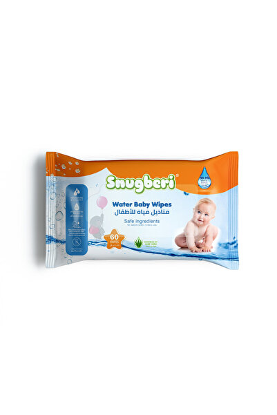 Snugberi Water Baby Wipes 60's