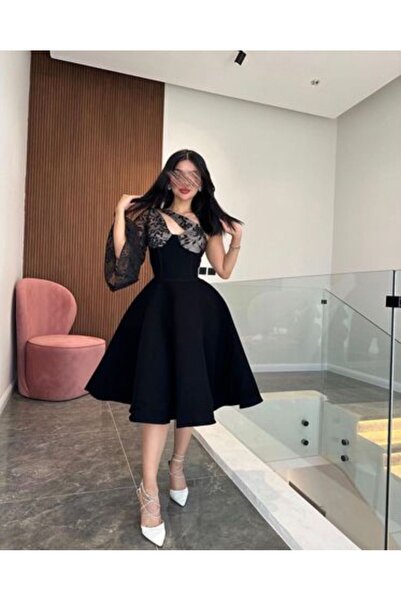 Easycupp فستان ليالي باريس السوداء