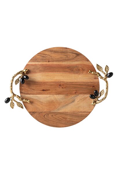 Mudo Concept OLIVE AHŞAP DEKORATİF TEPSİ 45X33X6CM