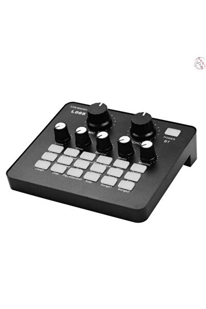 Generic L068 Live Sound Card with Microphone Set, USB Audio Mixer for Streami...